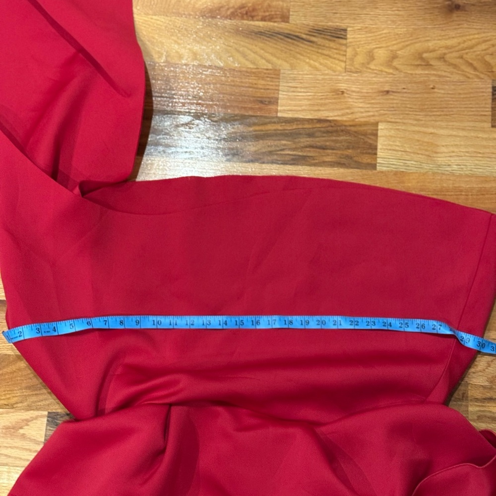 NWT Elegant Red Assymetrical Dress - Picture 14 of 14